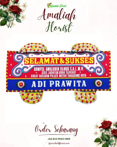 Karangan Bunga Ucapan Selamat di Paramount Petals