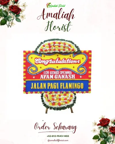 Bunga Papan Congratulation di Paramount Petals